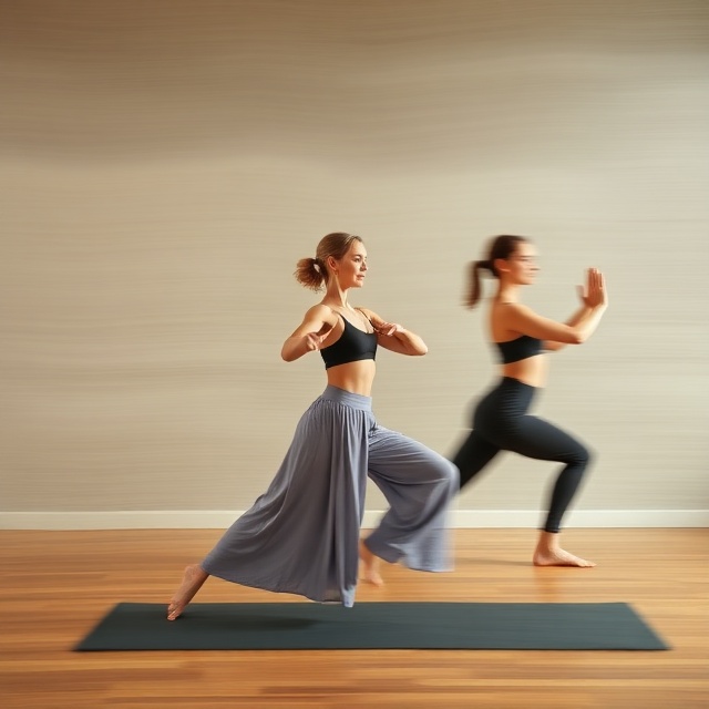 Combinación yoga y pilates